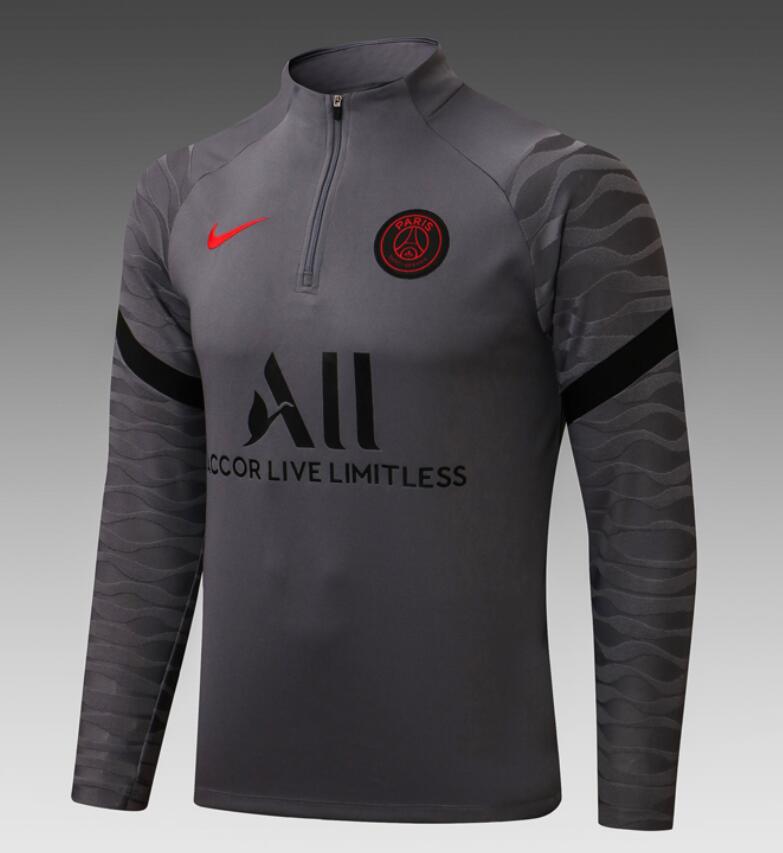 2021/22 PSG Grey Training Sweatshirt